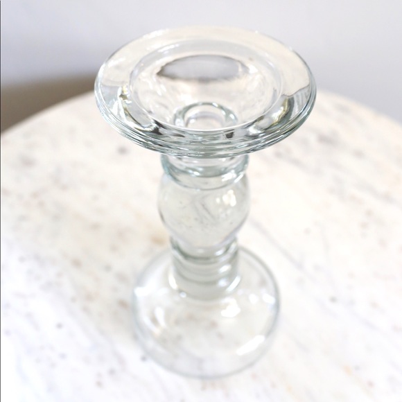 Glass candle holder, reversible - Picture 2 of 7